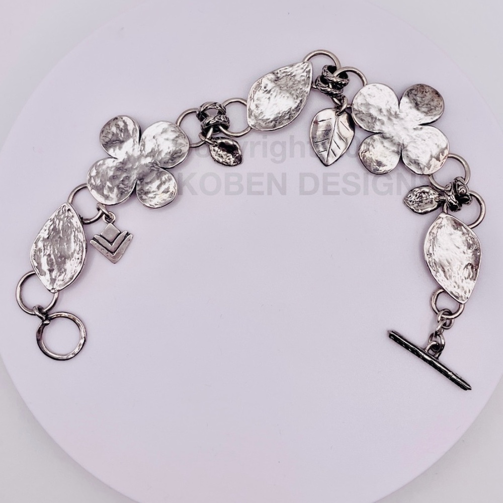 ViINTAGE - Silpada - Sterling Silver   Clover Leaf Bracelet